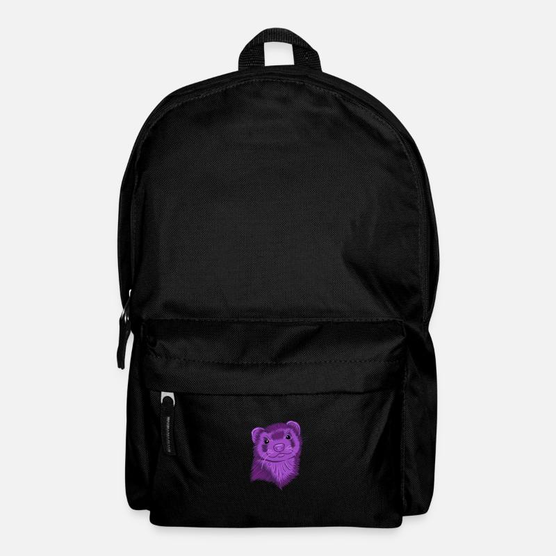 Frettchen - Rucksack - Schwarz