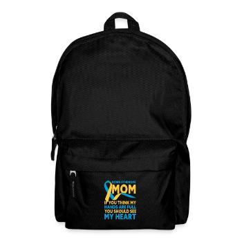 Down Syndrome Mom Down Syndrome Awareness - Rucksack - Schwarz - Vorne