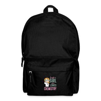 Just A Girl Who Loves Chemistry Chemist Laboratory - Backpack - black - Front