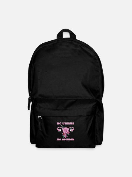 No Uterus No Opinion Hysterectomy Uterus Surgery - Rucksack - Schwarz