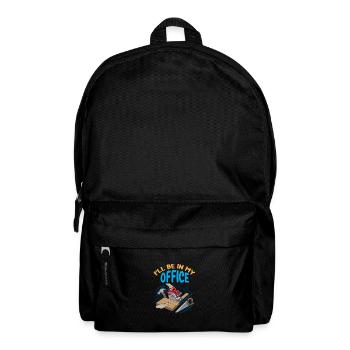 I'll Be In My Office Funny Woodworker Carpenter - Backpack - black - Front