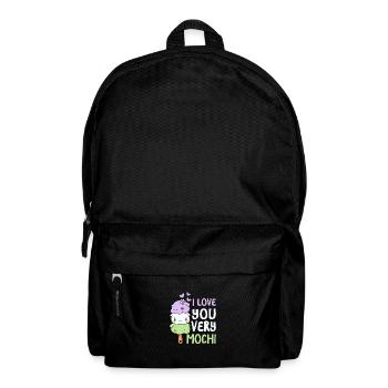 I Love You Very Mochi Funny Japanese Mochi Dessert - Rucksack - Schwarz - Vorne