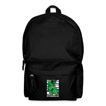 Dinosaurier Erwachsener Dinosaurier - Rucksack - Schwarz - Vorne