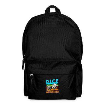 Dice Whisperer Funny Craps Player Casino Gambling - Backpack - black - Front