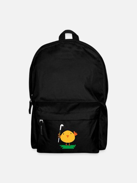 Hockey Hockey-chick spielt Feldhockey - Rucksack - Schwarz