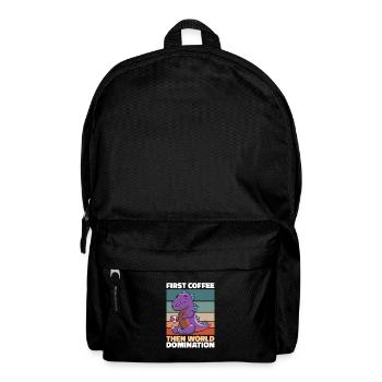Dinosaur Coffee - Backpack - black - Front