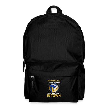 Volleyball volleyball players - Backpack - black - Front