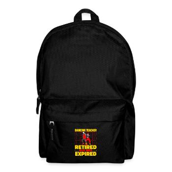 Dance teacher pensioner - Backpack - black - Front