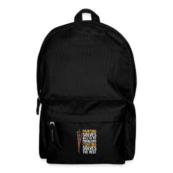Maler Lackierer Lustig - Rucksack - Schwarz - Vorne