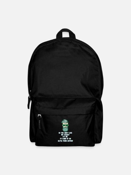 Bart Vollbart - Rucksack - Schwarz