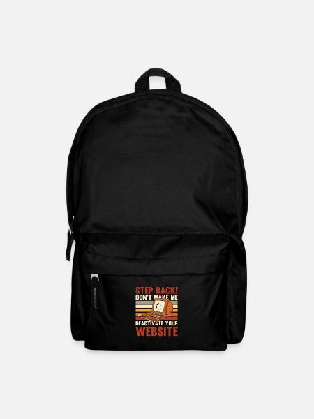 Web Entwickler Webdeveloper Witzig - Rucksack - Schwarz