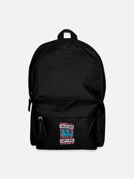Rollschuhe Rollschuhlaufen - Rucksack - Schwarz
