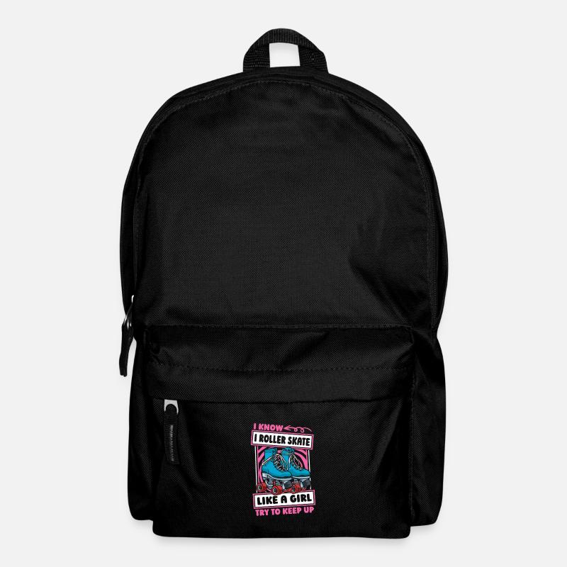 Rollschuhe Rollschuhlaufen - Rucksack - Schwarz