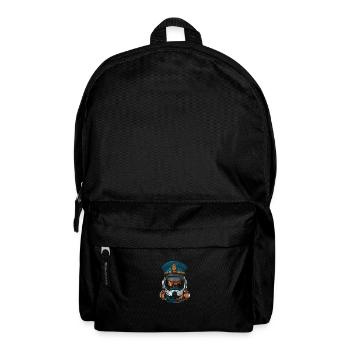 Polizist Polizei Astronaut - Rucksack - Schwarz - Vorne