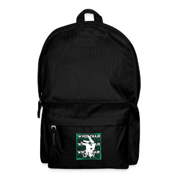 Wrestling Wrestler Rollstuhl - Rucksack - Schwarz - Vorne