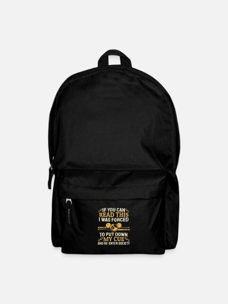 Billard - Rucksack - Schwarz