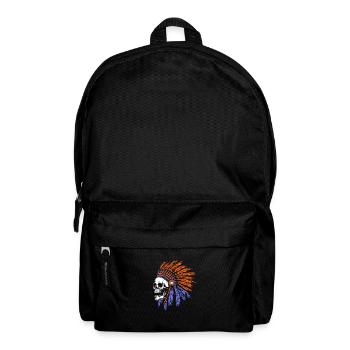Indigene Schädel Totenkopf - Rucksack - Schwarz - Vorne