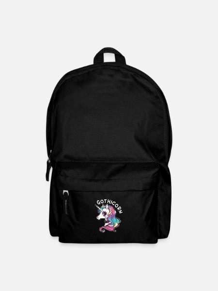 Gothic Einhorn Gothicorn - Rucksack - Schwarz