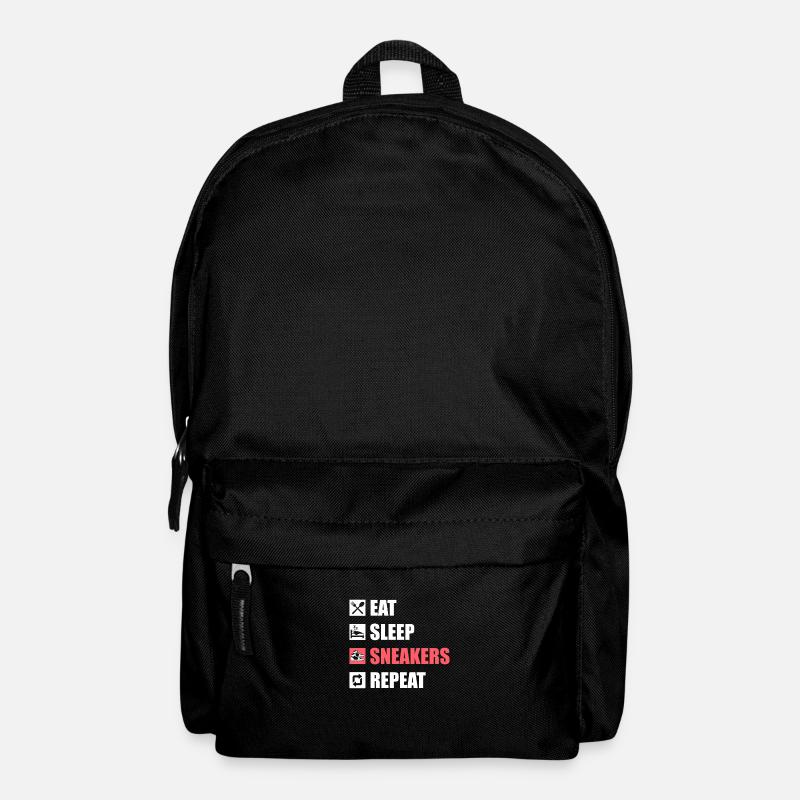 Sneakers Eat Sleep Repeat - Backpack - black