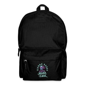 Techno Raver Skeleton Fathers Day Dad - Backpack - black - Front