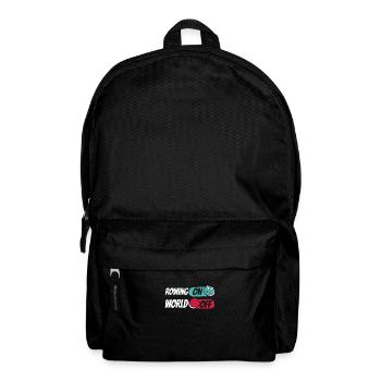 Rowing Rower Rowing On World Off - Backpack - black - Front