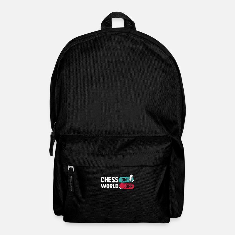 Schach Chess On World Off - Rucksack - Schwarz