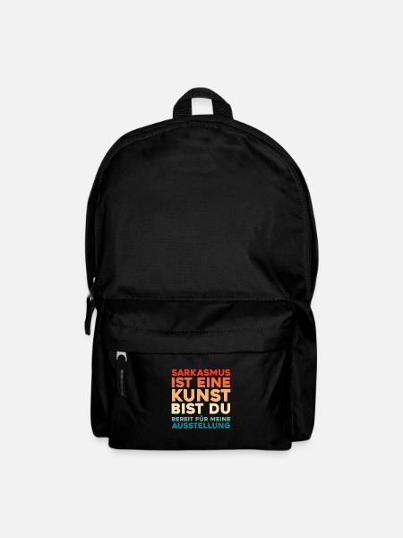 Schwarzer Humor - Rucksack - Schwarz