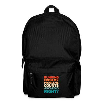 Schwarzer Humor Funny Quote Saying - Rucksack - Schwarz - Vorne