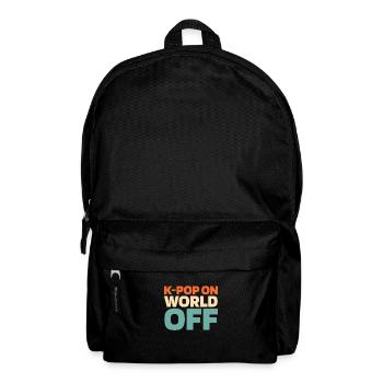 K Pop Kpop Korean Pop Kpop On World Off - Backpack - black - Front
