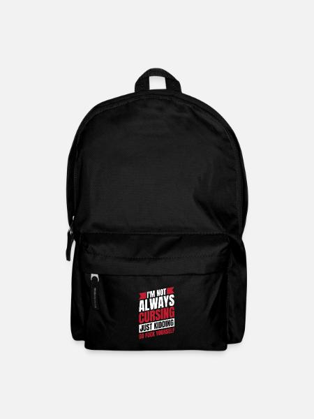 Schwarzer Humor Lustig Go F Yourself - Rucksack - Schwarz