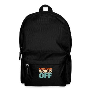 Karaté Karaté sur World Off - Sac à dos - noir - Devant