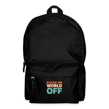 Kajaker Kayak On World Off - Rucksack - Schwarz - Vorne
