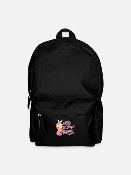 K Pop Kpop Korean Pop Just A Kpop Mom - Rucksack - Schwarz