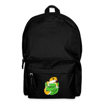 Leopard Gecko - Rucksack - Schwarz - Vorne