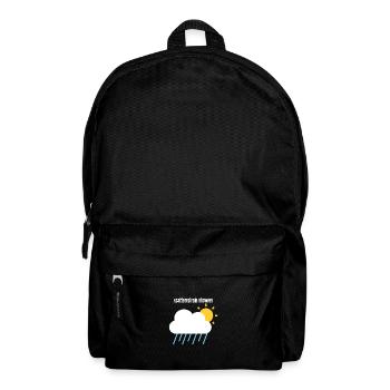 scattered rain showers - occasional rain showers - Backpack - black - Front