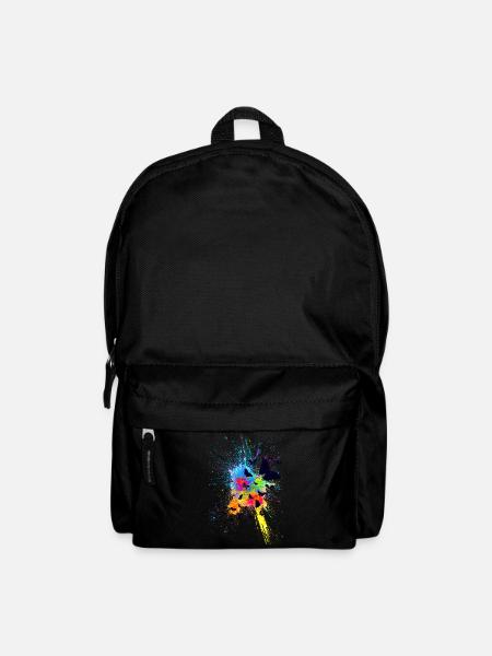 Schmetterling Butterfly Color Splash - Rucksack - Schwarz