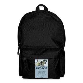 Husky Schlitten Hunderennen Alaskan Racers - Rucksack - Schwarz - Vorne