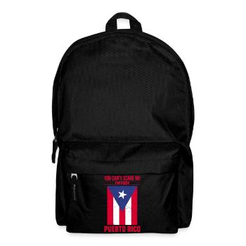 Puerto Rico Flagge | Puerto Ricaner Geschenkideen - Rucksack - Schwarz - Vorne