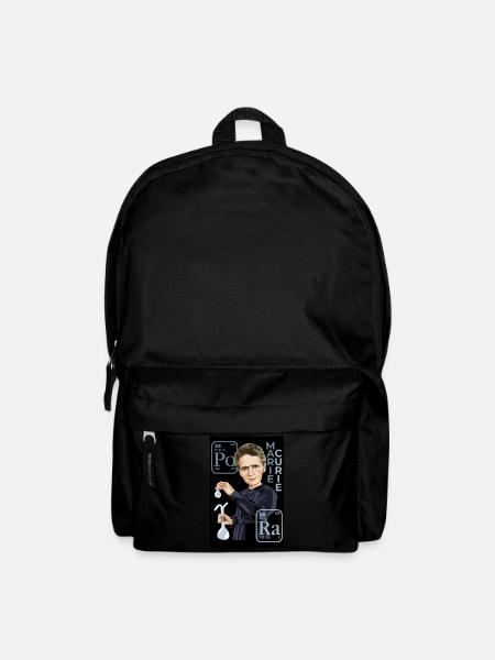 Marie Curie - Rucksack - Schwarz