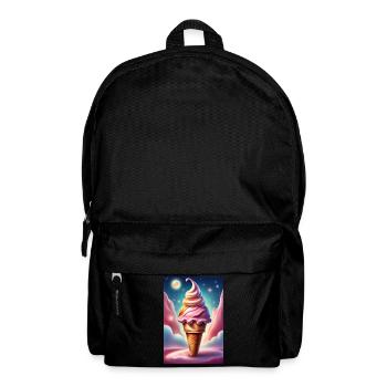 Cône de fraise - Sac à dos - noir - Devant