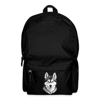 Cute Husky Head - Backpack - black - Front