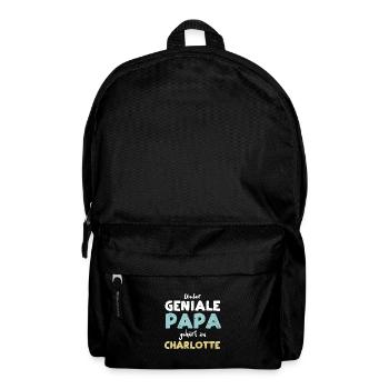 Dieser Geniale Papa Gehört Zu Ch... - Rucksack - Schwarz - Vorne