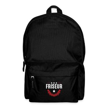Friseur Beruf - Rucksack - Schwarz - Vorne