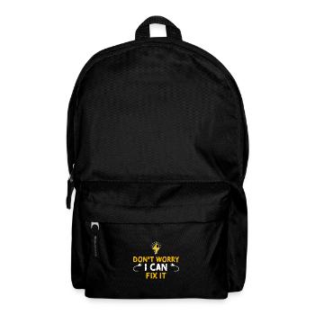 Ne vous inquiétez pas, je peux le réparer - Sac à dos - noir - Devant
