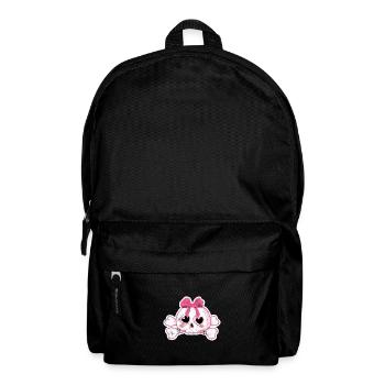 TOTENKOPF PINK ROCK ROLL PINUP 50s MOTIVE GESCHENK - Rucksack - Schwarz - Vorne