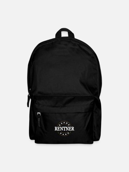 Rentner Rente - Rucksack - Schwarz