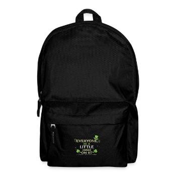 Everyone Is A Little Irish On St... - Backpack - black - Front