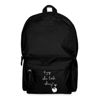 enjoy the little things - Backpack - black - Front