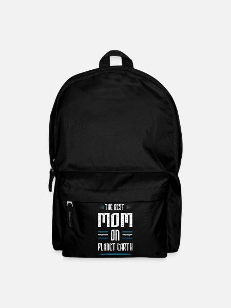 Best Mom Mom Quote Mom - Backpack - black