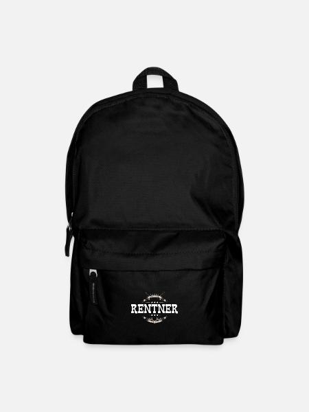 Rentner Rente - Rucksack - Schwarz